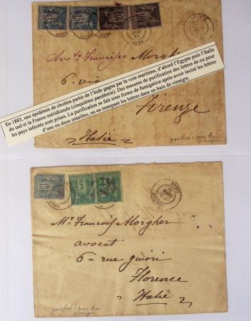 1849-1900, Collection de 61 lettres classiques et Sage,