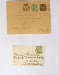 1849-1900, Collection de 61 lettres classiques et Sage,