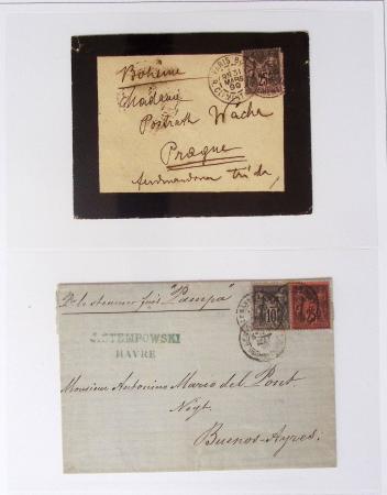 1849-1900, Collection de 61 lettres classiques et Sage,