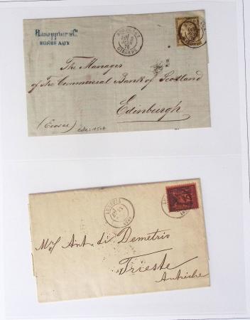 1849-1900, Collection de 61 lettres classiques et Sage,