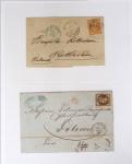1849-1900, Collection de 61 lettres classiques et Sage,