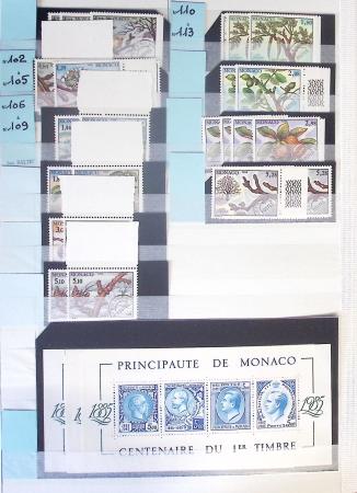 1885-2005 Collection de Monaco en un album MOC ainsi