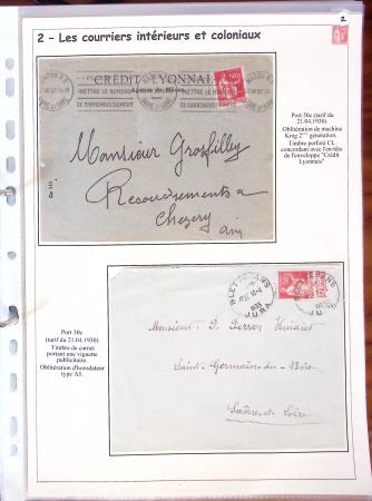 1932-1941, Superbe collection d'exposition sur les timbres