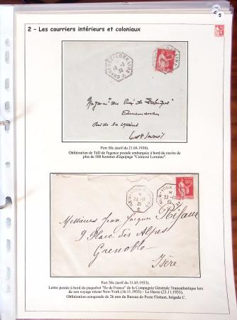 1932-1941, Superbe collection d'exposition sur les timbres