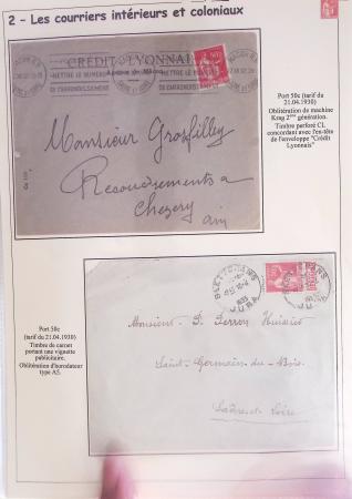 1932-1941, Superbe collection d'exposition sur les timbres