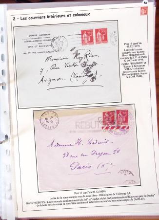 1932-1941, Superbe collection d'exposition sur les timbres
