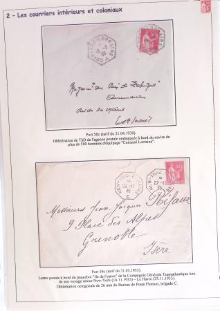 1932-1941, Superbe collection d'exposition sur les timbres