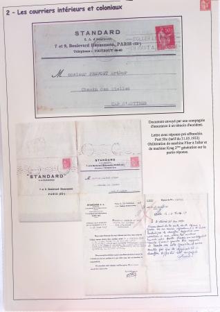 1932-1941, Superbe collection d'exposition sur les timbres