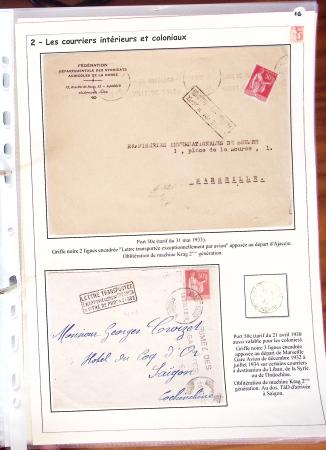 1932-1941, Superbe collection d'exposition sur les timbres