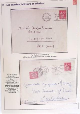 1932-1941, Superbe collection d'exposition sur les timbres