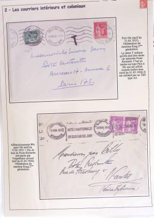 1932-1941, Superbe collection d'exposition sur les timbres