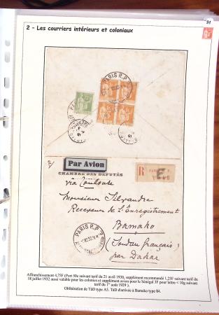 1932-1941, Superbe collection d'exposition sur les timbres