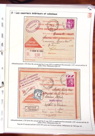 1932-1941, Superbe collection d'exposition sur les timbres