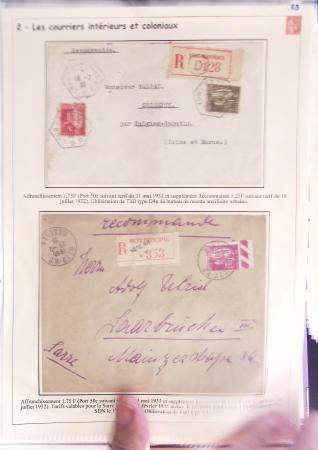 1932-1941, Superbe collection d'exposition sur les timbres