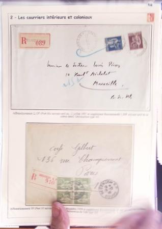 1932-1941, Superbe collection d'exposition sur les timbres