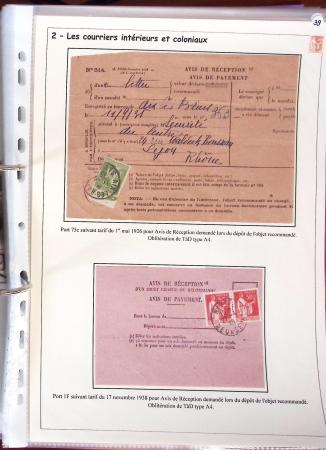 1932-1941, Superbe collection d'exposition sur les timbres