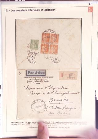 1932-1941, Superbe collection d'exposition sur les timbres
