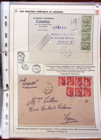 1932-1941, Superbe collection d'exposition sur les timbres