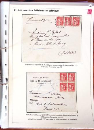 1932-1941, Superbe collection d'exposition sur les timbres