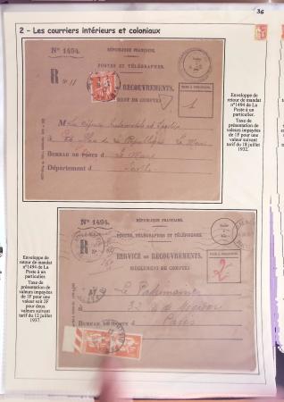 1932-1941, Superbe collection d'exposition sur les timbres
