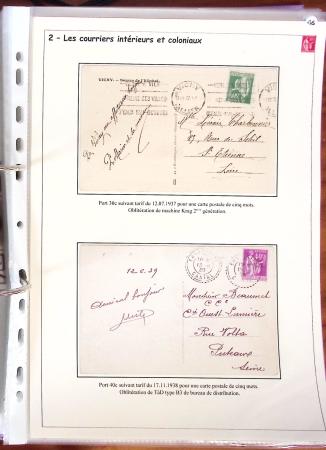 1932-1941, Superbe collection d'exposition sur les timbres
