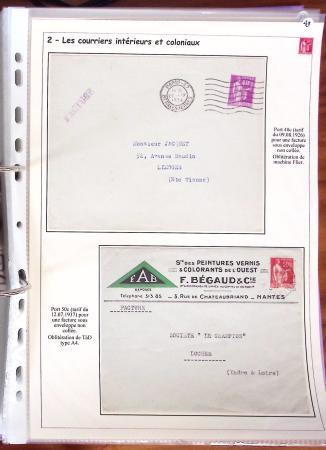 1932-1941, Superbe collection d'exposition sur les timbres
