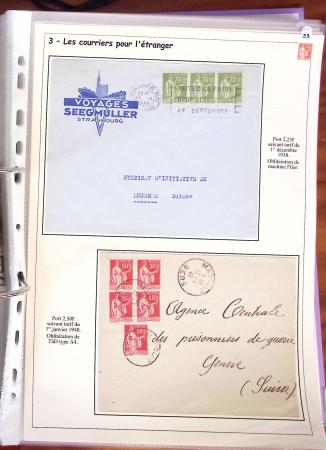 1932-1941, Superbe collection d'exposition sur les timbres
