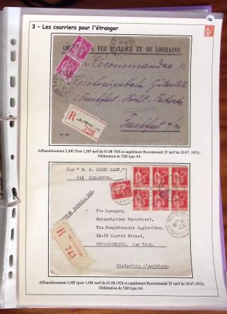 1932-1941, Superbe collection d'exposition sur les timbres