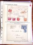 1932-1941, Superbe collection d'exposition sur les timbres