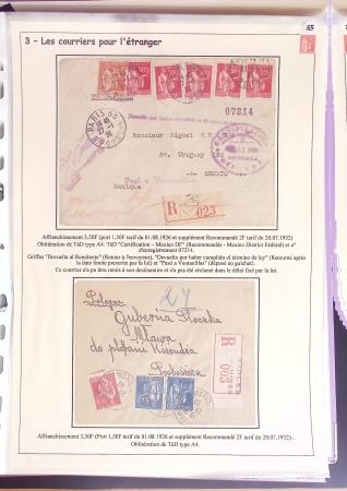 1932-1941, Superbe collection d'exposition sur les timbres