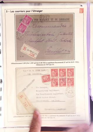 1932-1941, Superbe collection d'exposition sur les timbres