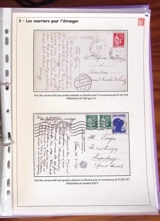 1932-1941, Superbe collection d'exposition sur les timbres