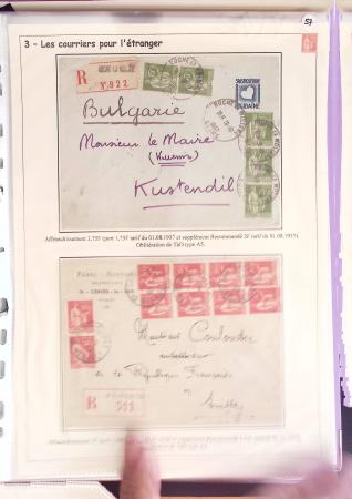 1932-1941, Superbe collection d'exposition sur les timbres