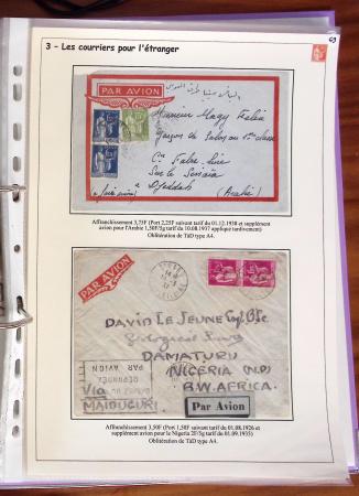 1932-1941, Superbe collection d'exposition sur les timbres
