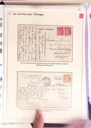 1932-1941, Superbe collection d'exposition sur les timbres