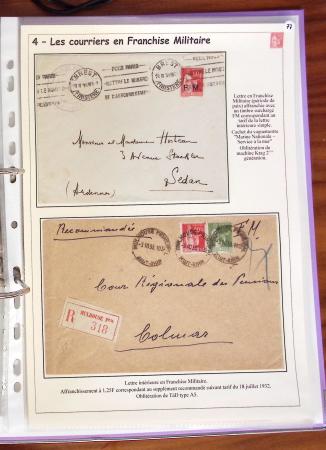 1932-1941, Superbe collection d'exposition sur les timbres
