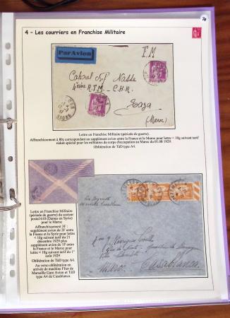 1932-1941, Superbe collection d'exposition sur les timbres