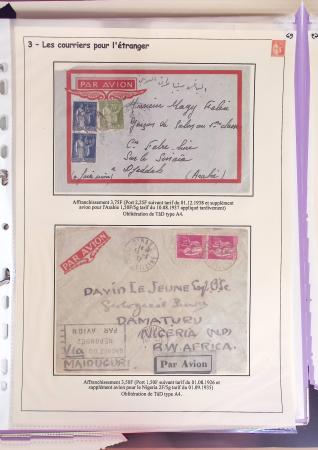 1932-1941, Superbe collection d'exposition sur les timbres