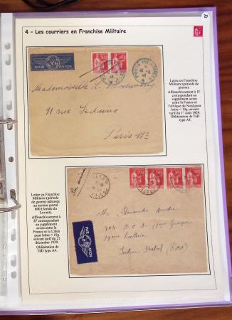 1932-1941, Superbe collection d'exposition sur les timbres