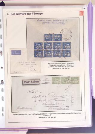 1932-1941, Superbe collection d'exposition sur les timbres