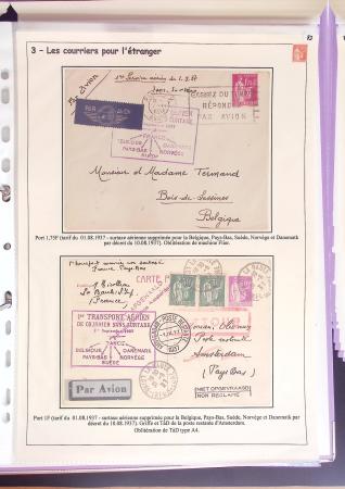 1932-1941, Superbe collection d'exposition sur les timbres