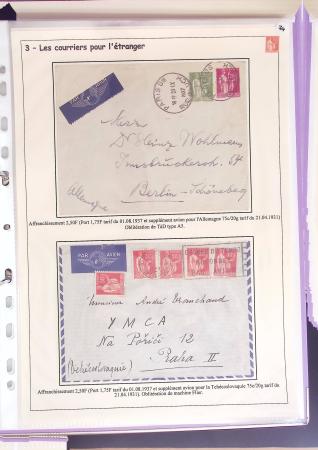 1932-1941, Superbe collection d'exposition sur les timbres