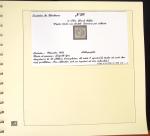 1849-1874, Deux albums présentant le timbre et la lettre