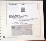 1849-1874, Deux albums présentant le timbre et la lettre