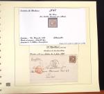 1849-1874, Deux albums présentant le timbre et la lettre