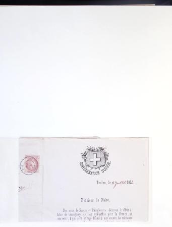 1849-1874, Deux albums présentant le timbre et la lettre