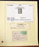 1849-1874, Deux albums présentant le timbre et la lettre