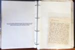 1557-1859, Deux classeurs de documents, lettres, textes