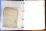 1557-1859, Deux classeurs de documents, lettres, textes