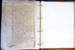 1557-1859, Deux classeurs de documents, lettres, textes